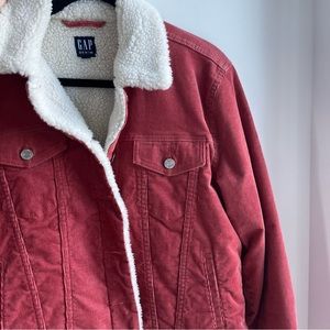 GAP sherpa and corduroy coat